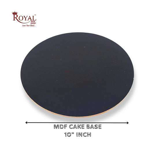 10" Cake Base I Black I MDF