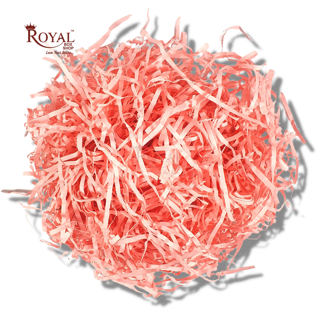 RoyalBoxShop Premium Shredded Paper for Gift Packing (200g) I Pink